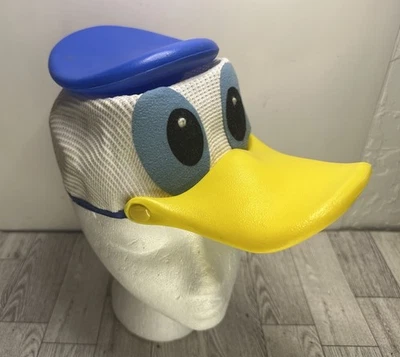 Gorra de béisbol de malla de pico chirriante vintage del Pato Donald gorra de Disney niños talla funciona Foto 1 de 4