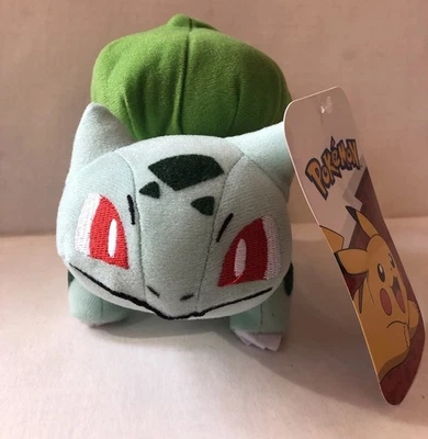 Nuevo con Etiquetas Bulbasaur Pokémon Pequeño Peluche 6" Juguete Fábrica 2025 Peluche Juguete Foto 1 de 4