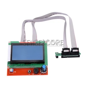 12864 LCD Display 3D Printer Controller +Adapter For RAMPS 1.4 Reprap Mendel - Bild 1 von 15