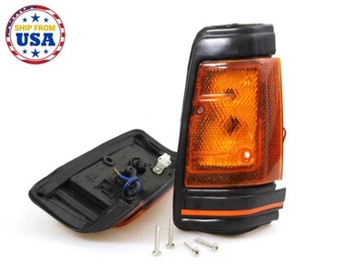 PAR DE LUCES DE SEÑAL DELANTERAS NISSAN DATSUN 720 UTE FIT 1980-1989 IZQUIERDA DERECHA Foto 1 de 4