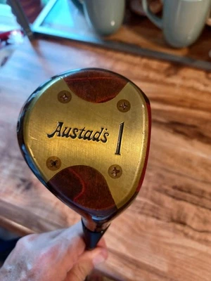 老式 Austads 高尔夫 Persimmon 球杆 1 木质 44  — 第 1/4 张图片