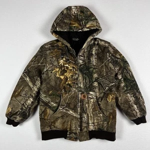 Carhartt Realtree Camo Jacket Youth XL 18/20 Adult Small Hunting Fishing Quilted - Picture 1 of 8