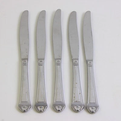 Lote de 5 cuchillos de cena cubiertos Libbey LYF7 (inox) de 9,5" de largo Foto 1 de 4