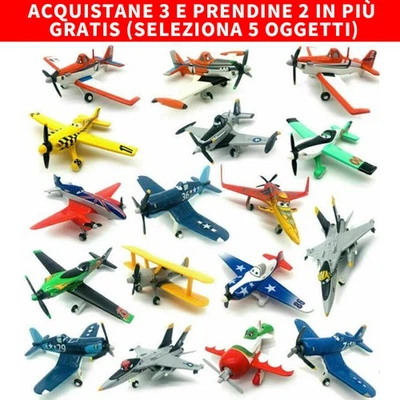 Disney Pixar Planes n.7 Dusty Crophopper 1:45 metallo pressofuso modellino - Immagine 1 di 4