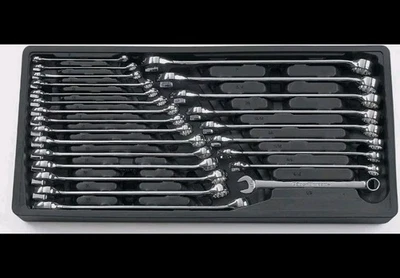 GearWrench 24 Piezas 12 Puntos Largo Patrón Combinación SAE/Llaves Métricas Juego Nuevo de Lote Antiguo Foto 1 de 2