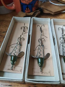 VINTAGE HARDY CORK - SCREW SAND EEL SPINNERS . - Picture 1 of 6