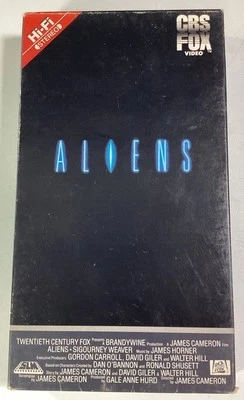 Aliens VHS RED LABEL SIDE UPC 1987 - Image 1 of 4