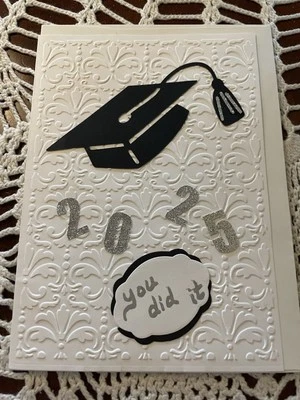 Greeting Card Die Cut By Joy Delaurelle Graduation 2025 Blank 5x7 #1 - Image 1 of 2
