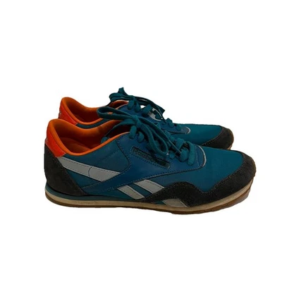 Reebok Womens Classic Nylon Slim Seasonal Ww Blue Low Top Sneakers Size 8.5 - Image 1 of 4