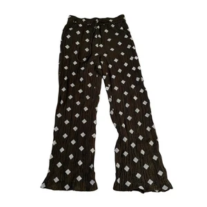 Pantalone estivo Zara verde crepe con tasche donna taglia media | 73-3 - Foto 1 di 7