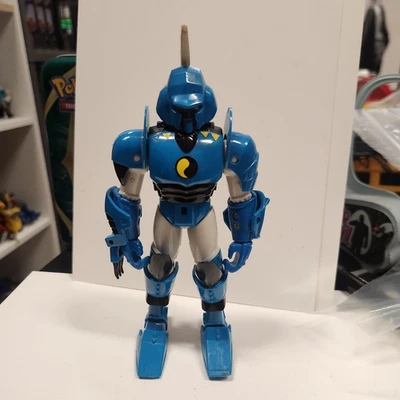 Figura de acción Ronin Warriors Playmates 1995 Cye 5,5" azul vintage incompleta Foto 1 de 4
