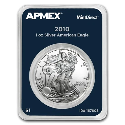 2010 1 oz American Silver Eagle (MintDirect® Single) - Image 1 of 4