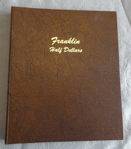 USED DANSCO 7165 FRANKLIN HALF DOLLAR 1948-1963 ALBUM 2 PAGES  NO COINS - Picture 1 of 6