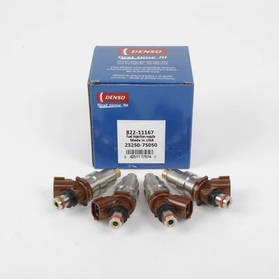 4X Genuine DENSO OEM Fuel Injectors for 1995-2000 Toyota Tacoma 4Runner T100 - Изображение 1 из 4
