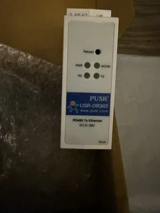 USR-DR302 DIN-Rail Modbus RS485 Serial Port to Ethernet Converter - Afbeelding 1 van 3