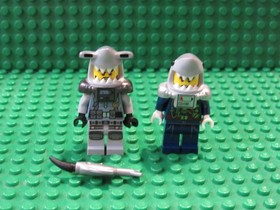 Lot 2 LEGO Ninjago Movie Minifigures Shark Army General Great White 70631 SG46