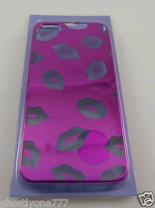 for Iphone 5 phone case metallic fuscia Lips Claires fits i phone 5 pink - Picture 1 of 3