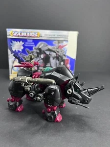 HASBRO ZOIDS BLACK RHIMOS ACTION FIGURE MODEL KIT  1:72 SCALE Complete - Picture 1 of 5