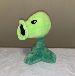 Plants Vs Zombies Peashooter Pea Shooter Figure Plush Stuffed Toy No Tags - Picture 1 of 6