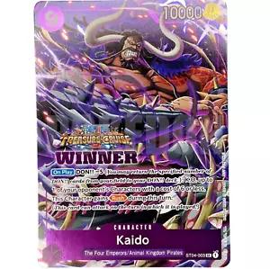 One Piece TCG - Kaido ST04-003 Treasure Cruise Winner Promo-Foil-NM - Bild 1 von 2