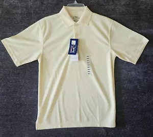 PGA Tour Dry Polo Shirt Size S Yellow New - Picture 1 of 8