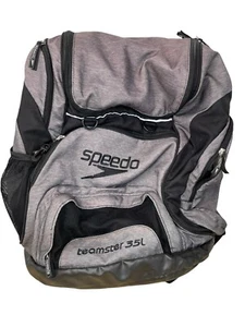 Speedo Gris Bolsa atlética negra Mochila 20 "Mochila Bolsa atlética - Imagen 1 de 9