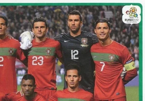 255 TEAM EQUIPE RONALDO # PORTUGAL EURO 2012 POLAND UKRAINE STICKER PANINI - Picture 1 of 1