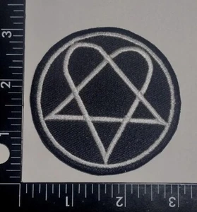 Heartagram 2004 Vtg. HIM Bam Margera - Iron On Quality Patch Fast Shipping - Picture 1 of 1