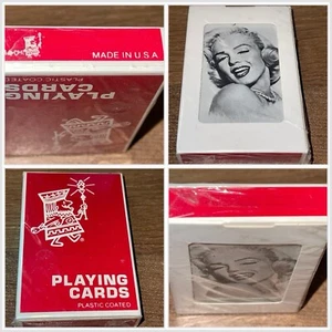 Marilyn Monroe 1956 Sealed Frank Powolny Fur & Pearls Photo Playing Cards Deck - Picture 1 of 7