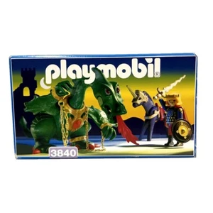 Playmobil 3840 Green Dragon and Prince Knight Vintage Set NEW SEALED - Picture 1 of 1