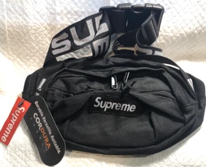 Bolso Bandolera Supreme Negro Cintura Negro (SS 18) -Nuevo - Imagen 1 de 6
