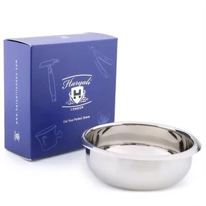 Haryali Shaving Bowl Stainless Steel Sustainable Easy to Clean Soap & Cream Dish - Picture 1 of 7