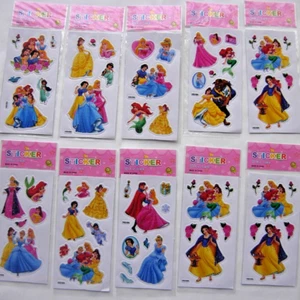 10 Sheets Stickers  Scrapbooking Fitter Filler Children Party Loot Bags Princess - Picture 1 of 1