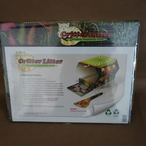 Critter Litter Disposable Litter Box Complete Travel Hospitality Suite for cats. - Picture 1 of 6