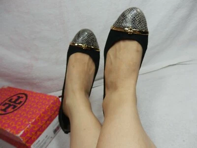 Oropel plano Tory Burch talla 8 M con caja  Foto 1 de 4