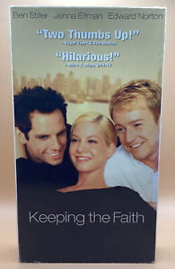 Keeping the Faith VHS Ben Stiller Edward Norton **Buy 2 Get 1 Free**