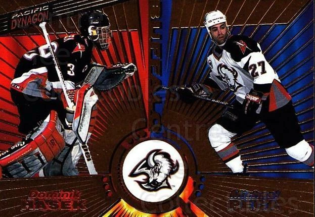 1997-98 Dynagon #136 Dominik Hasek, Mike Peca Foto 1 de 1