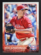 2015 Topps #624 Miguel Alfredo Gonzalez RC - NM-MT