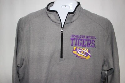 LSU TIGERS GRIS 1/4 JERSEY SUDADERA TOP TALLA:XL NUEVO CON ETIQUETAS Foto 1 de 2