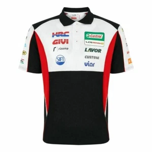 Official LCR Castrol Honda Crutchlow MotoGP Racing Team Polo Shirt - Picture 1 of 2