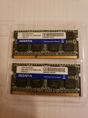 SAMSUNG  4GB 2RX8 PC3-10600S 2 2GB ram cards  - Image 1 of 3