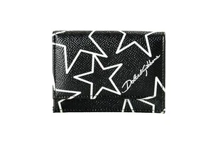 Dolce & Gabbana Textured Leather Logo Print Small Wallet - Picture 1 of 5