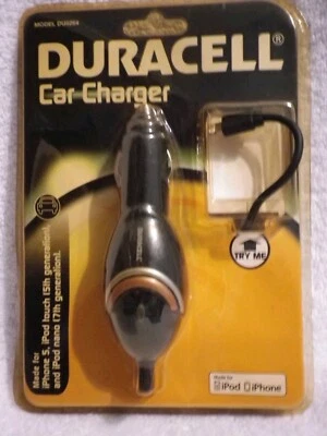 NOS Duracell Car Charger DU5264 iphone 5 iPad touch (5th generation) nana 7th - Image 1 of 4