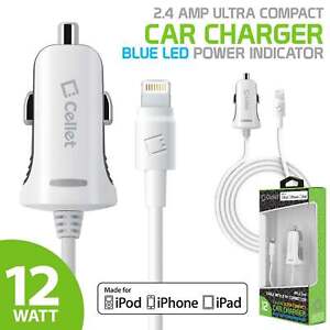 Apple MFi Certified iPhone Car Charger Lightning USB Cable for Apple iPhone