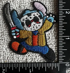 🔥 Disney Stitch Jason Fri 13th Halloween Costume EMBROIDER Patch Lilo FREE SHIP - Picture 1 of 4