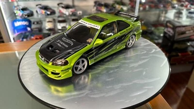 HONDA CIVIC SI SUPER STREET CUSTOM HOT WHEELS 1:18 coche escala diecast - Imagen 1 de 4