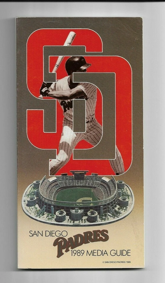 1989 San Diego Padres Media Guide---Larry Bowa  VG - Image 1 of 1