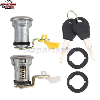 Juego de cerradura de puerta con llave para camioneta Nissan D21 1984-1998 80600-01G25 80601-01G25 Foto 1 de 4