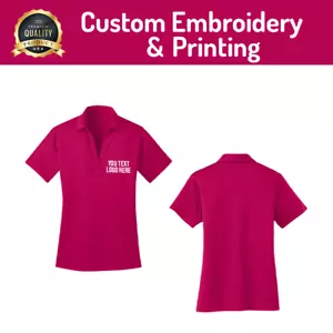 Polo de poliéster bordado hecho a medida: ropa deportiva informal de negocios - Imagen 1 de 14