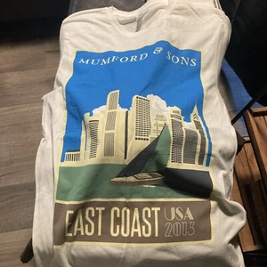 Mumford And Sons 2013 Tour T-Shirt Large On The Big Side - Bild 1 von 4